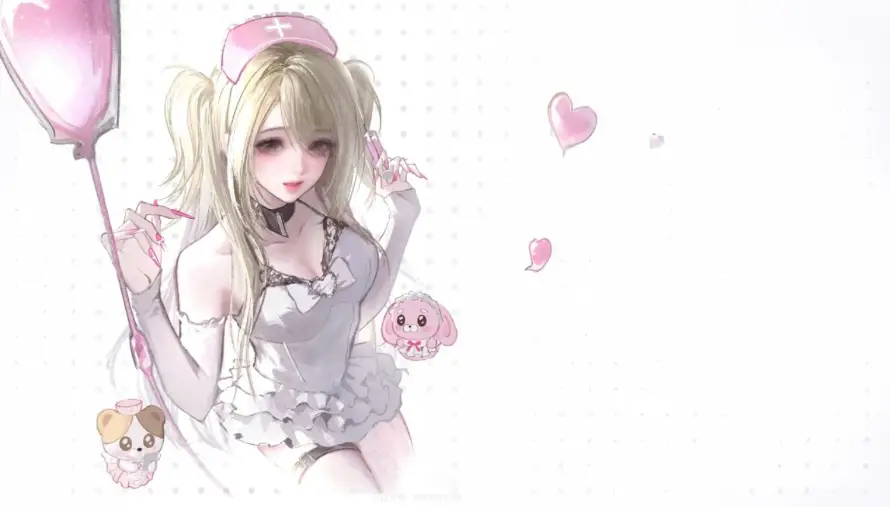 4k少女壁纸 - 萌 - 日系 - 气球「哲风壁纸」