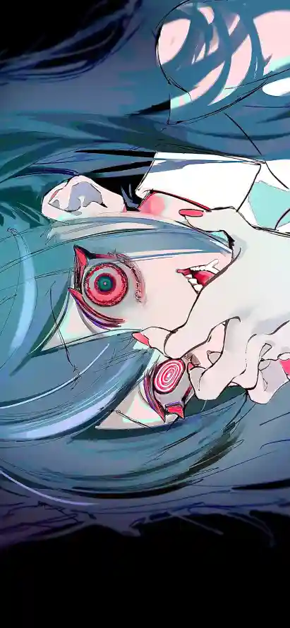 4k少女壁纸 - 手 - 异瞳 - 插画「哲风壁纸」