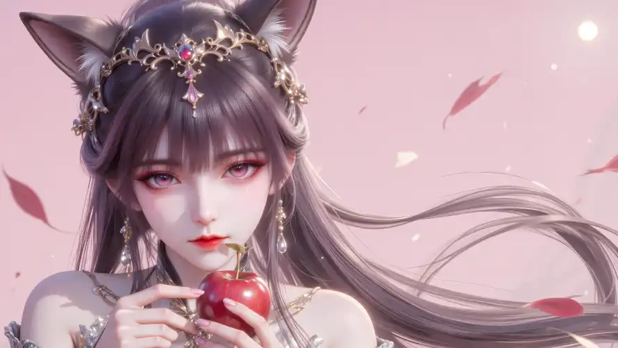 6k小舞壁纸-动漫少女和狐耳-斗罗大陆热门的壁纸「哲风壁纸」