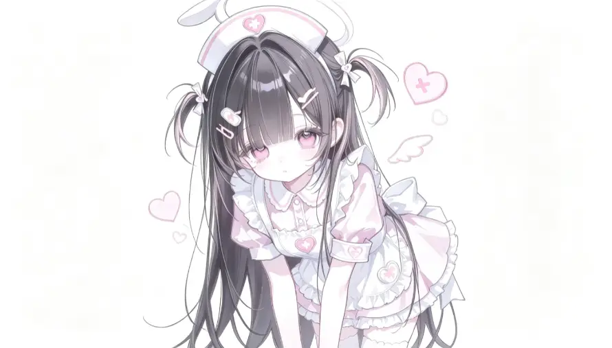 4k发夹壁纸 - 萌 - 少女 - 护士「哲风壁纸」 4k发夹壁纸 - 萌 - 少女 - 护士「哲风壁纸」