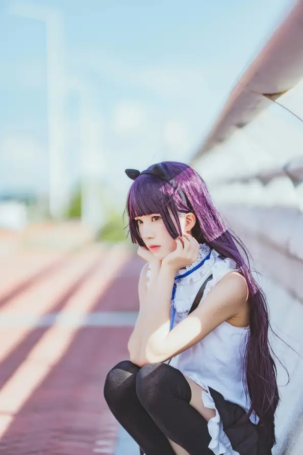 4k少女壁纸 - 户外 - 猫耳 - 短裙「哲风壁纸」