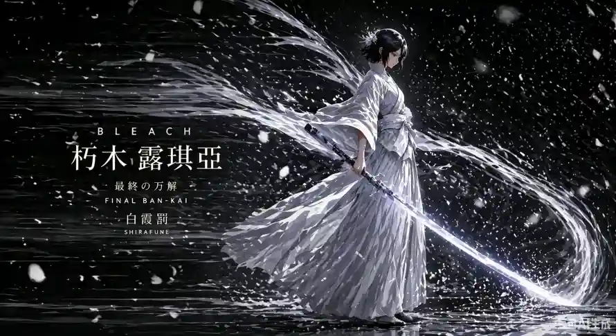 4k短发壁纸 - 冰 - 和服 - 死神「哲风壁纸」
