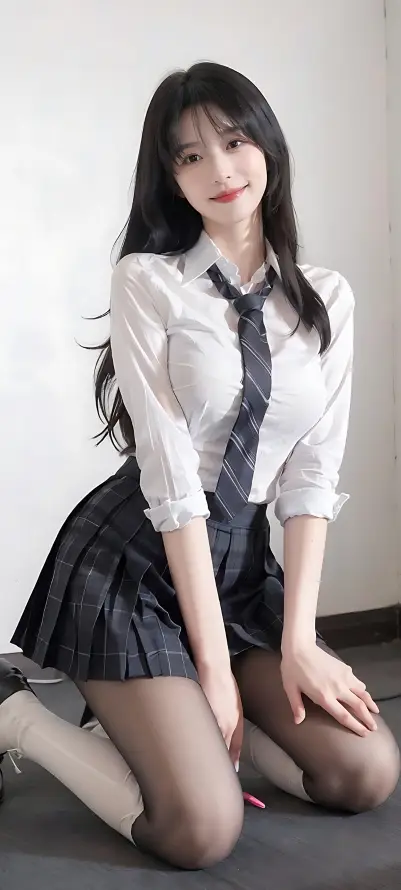 4kjk壁纸 - 制服 - 室内 - 红唇「哲风壁纸」