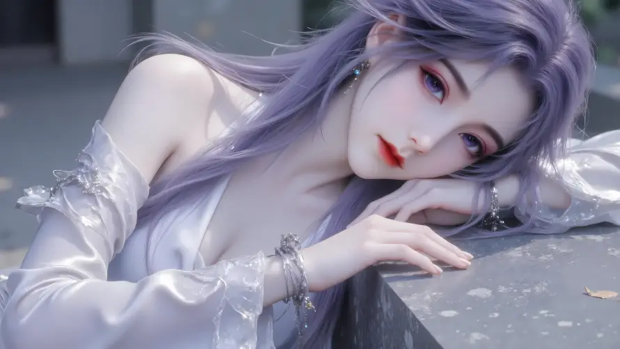 4k云霄壁纸 - 仙女 - 仙气 - 卧姿「哲风壁纸」