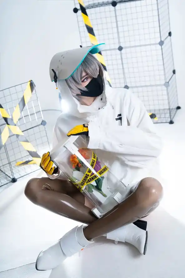 4k口罩壁纸 - 少女 - 棕丝 - 潮流「哲风壁纸」