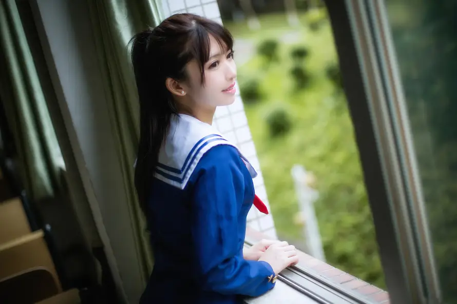 4kjk壁纸 - 侧脸 - 制服 - 女生「哲风壁纸」 4kjk壁纸 - 侧脸 - 制服 - 女生「哲风壁纸」