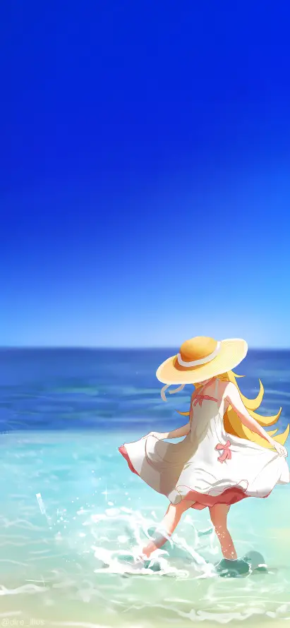 4k夏日壁纸 - 戏水 - 沙滩 - 海洋「哲风壁纸」