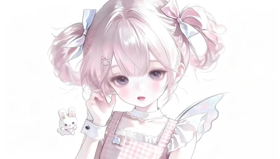 4k兔子壁纸 - 萌 - 可爱 - 少女「哲风壁纸」