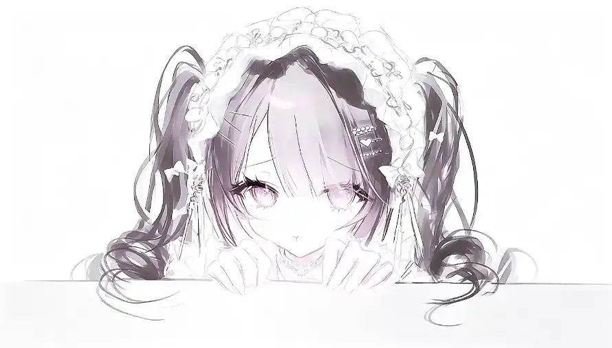 4k少女壁纸 - 宅 - 萌 - 探头「哲风壁纸」