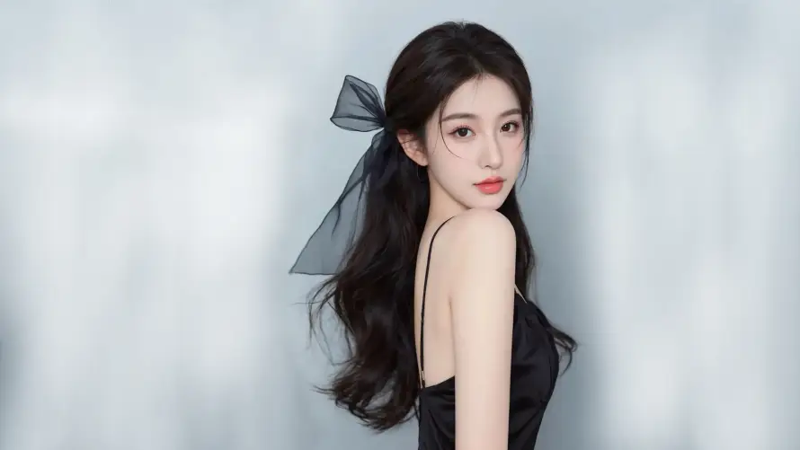 4k长发壁纸 - 电脑 - 卷发 - 美女「哲风壁纸」