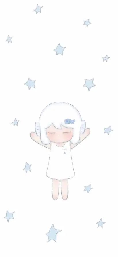 4k伸手壁纸 - 卡通 - 可爱 - 星星「哲风壁纸」