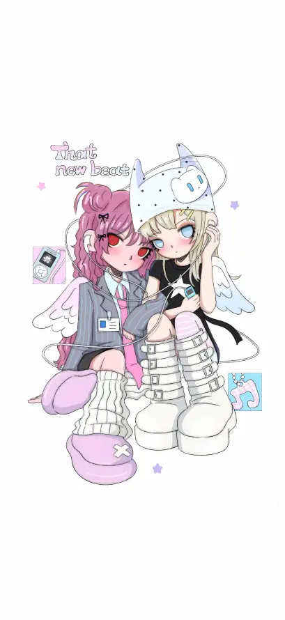 4kQ版壁纸 - 卡通 - 少女 - 粉发「哲风壁纸」