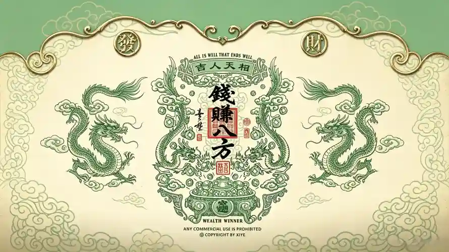 3k吉祥壁纸-聚宝盆壁纸和国风-传统纹样热门的壁纸「哲风壁纸」