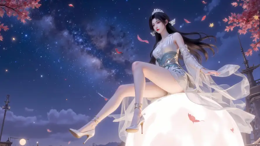 4k仙女壁纸 - 古风 - 夜空 - 宋玉「哲风壁纸」 4k仙女壁纸 - 古风 - 夜空 - 宋玉「哲风壁纸」