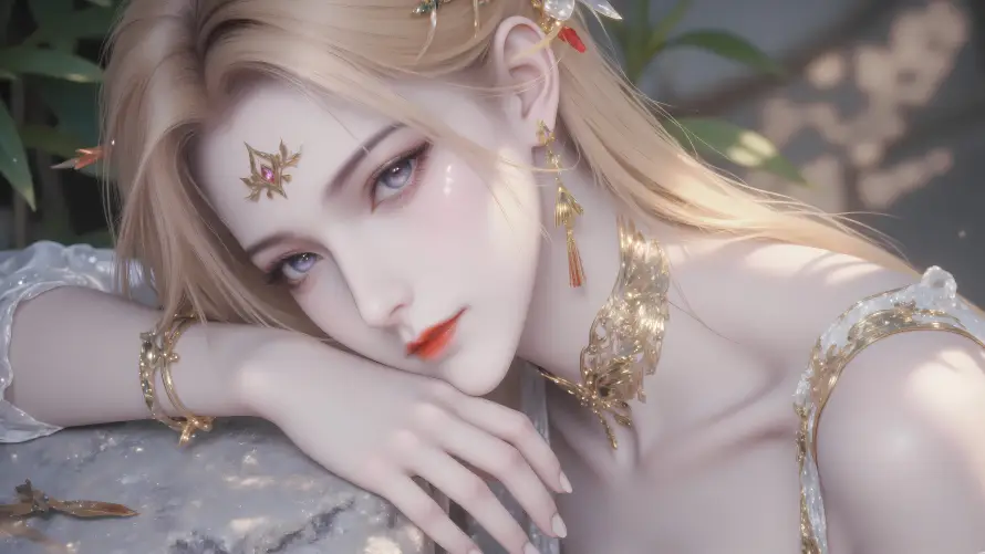 4k3D壁纸 - 侧卧 - 古风 - 国漫「哲风壁纸」