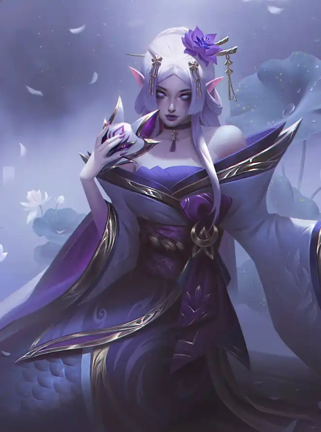 4k古风壁纸 - 国漫 - 白发 - LOL「哲风壁纸」