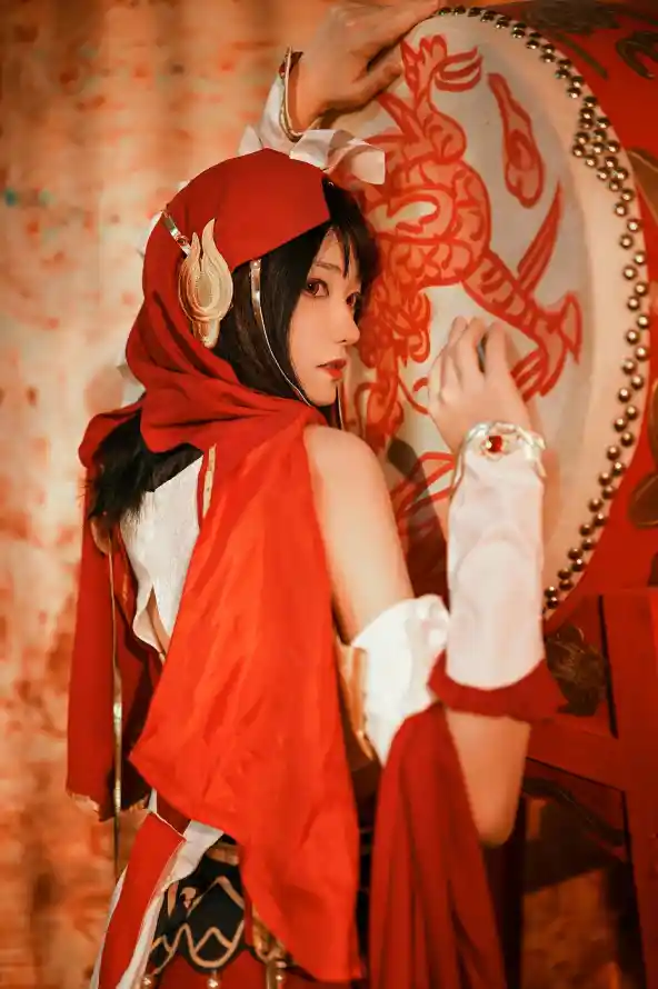 4k古风壁纸 - 鼓 - 喵萝 - 少女「哲风壁纸」