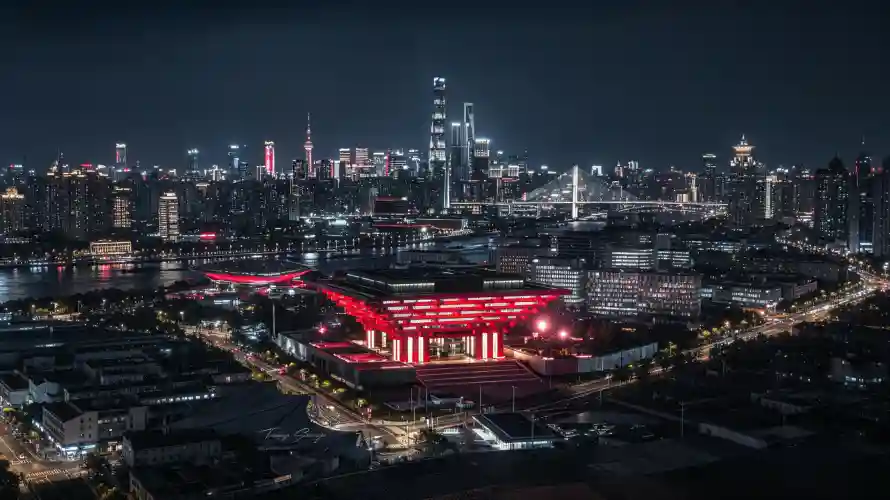 4k上海壁纸 - 城市 - 壁纸 - 夜景「哲风壁纸」