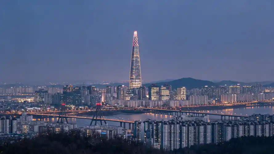 4k城市壁纸 - 夜景 - 天空 - 暮色「哲风壁纸」