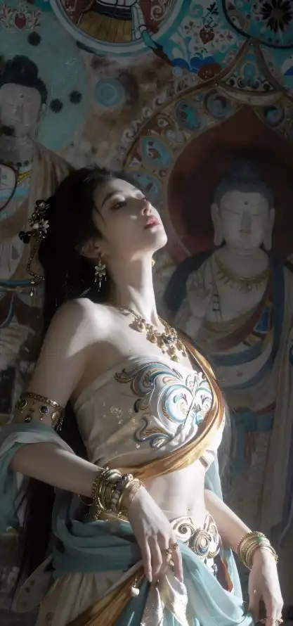 4k佛像壁纸 - 光影 - 古风 - 壁画「哲风壁纸」