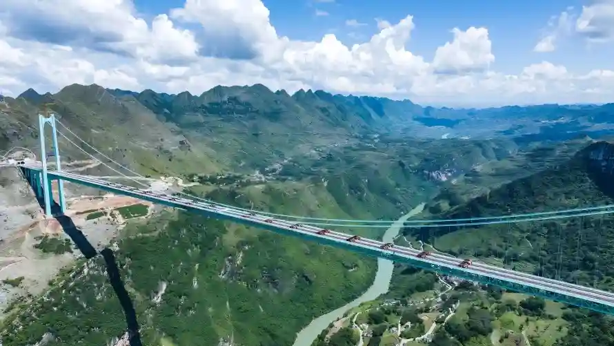 4k地标壁纸 - 大桥 - 峡谷 - 河流「哲风壁纸」
