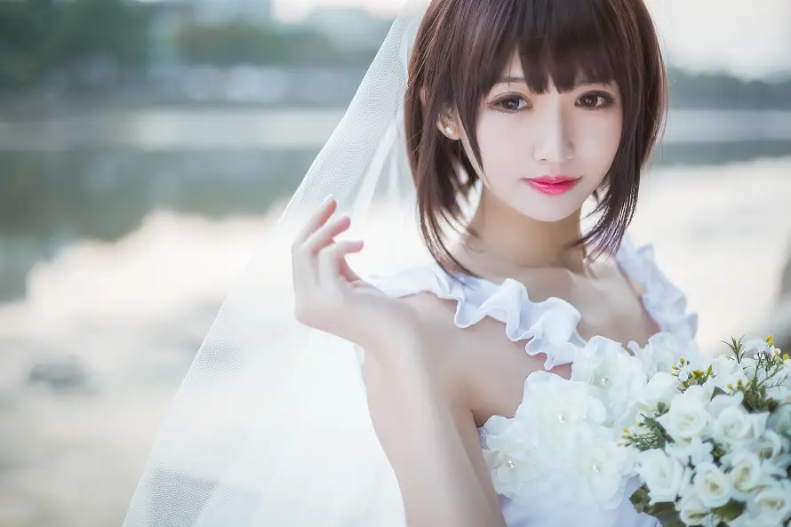 4k短发壁纸 - 户外 - 美女 - 日系「哲风壁纸」