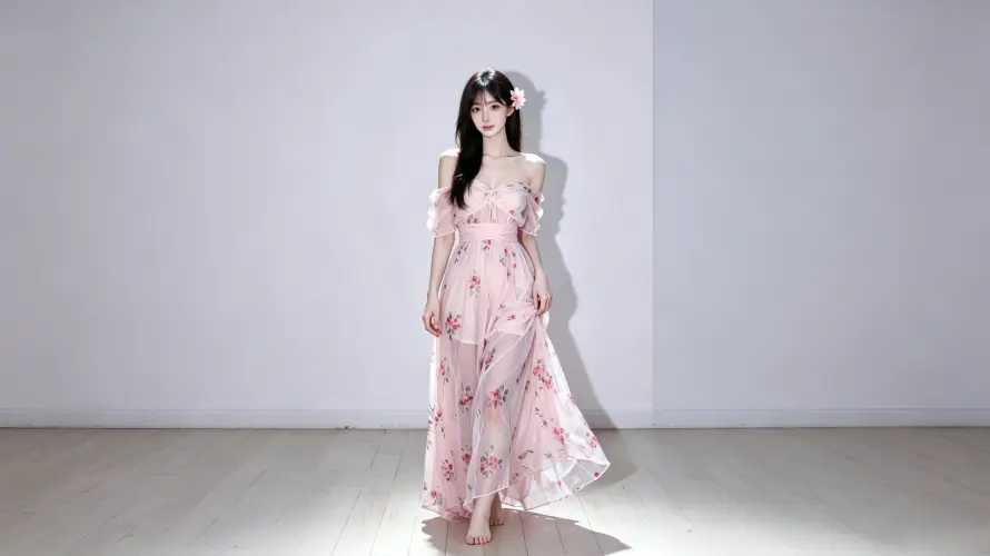 4k壁纸壁纸 - 室内 - 美女 - 赤脚「哲风壁纸」