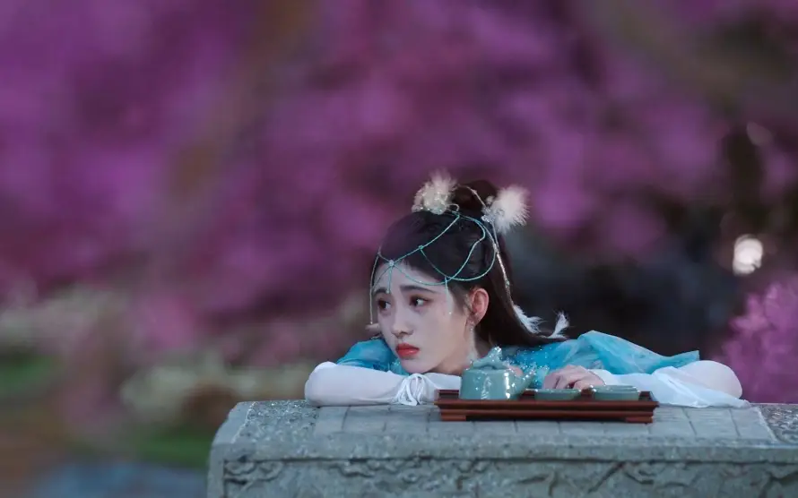 4k发饰壁纸 - 美女 - 古风 - 可爱「哲风壁纸」