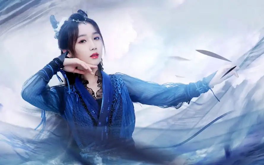 4k黑发壁纸 - 美女 - 古风 - 女侠「哲风壁纸」