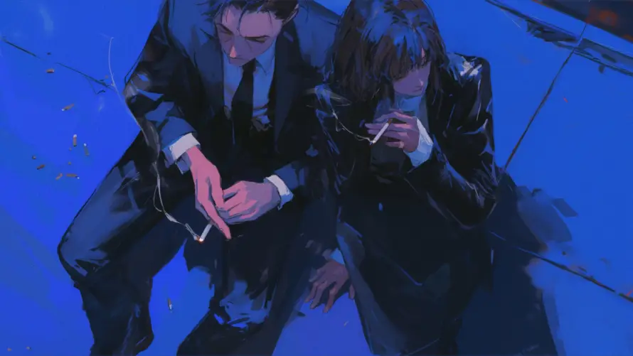 4k动漫壁纸-二次元和抽烟-女性角色热门的壁纸「哲风壁纸」