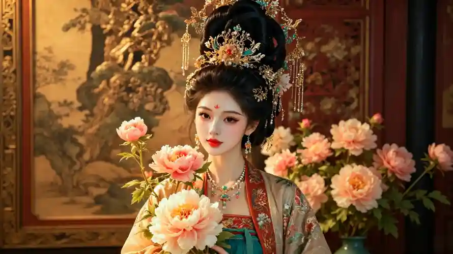 4k发冠壁纸 - 古典 - 古风 - 国风「哲风壁纸」
