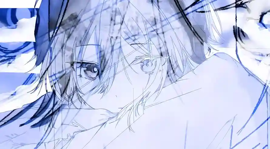 4k少女壁纸 - 手绘 - 插画 - 线稿「哲风壁纸」