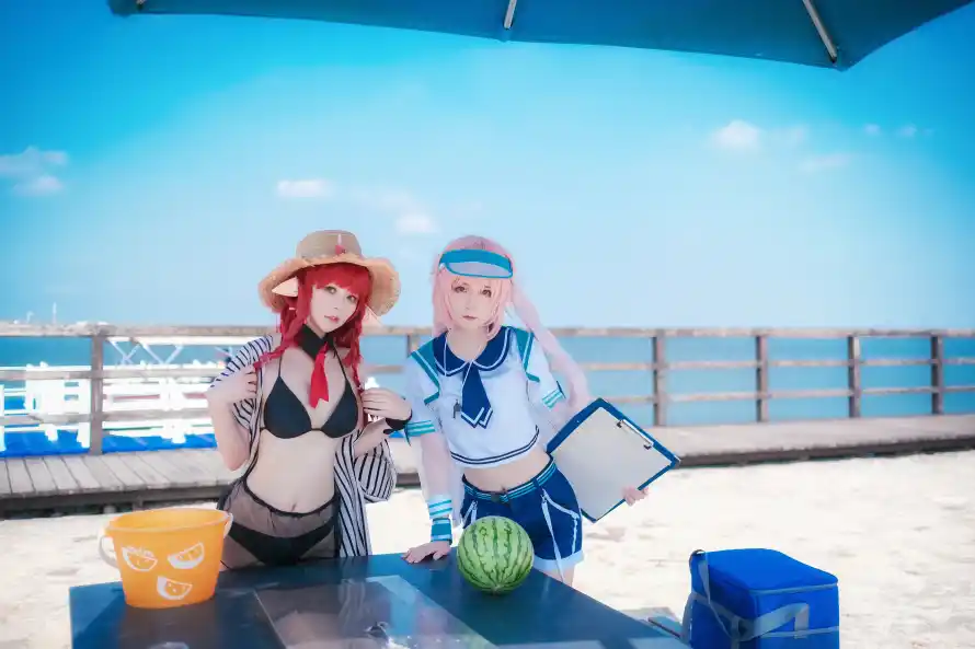 4kjk壁纸 - 夏日 - 泳装 - 海边「哲风壁纸」