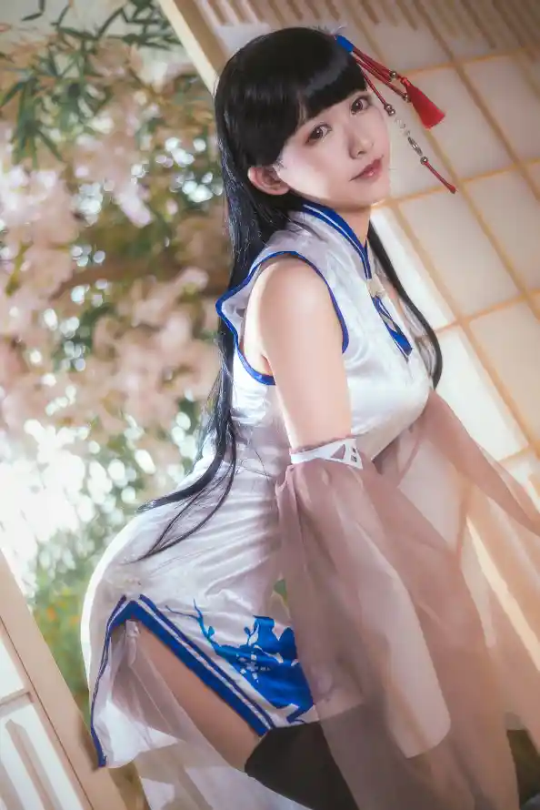 4k黑发壁纸 - 长发 - 美女 - 国风「哲风壁纸」