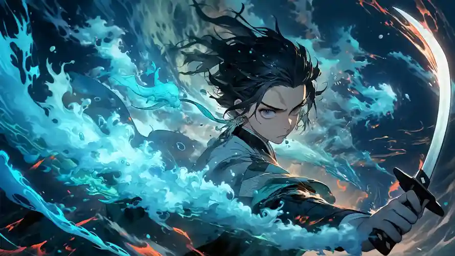 4k剑士壁纸-二次元与战斗-日系动画免费下载「哲风壁纸」