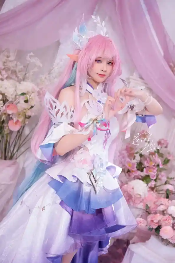 4k少女壁纸 - 甜系 - 粉色 - 纱幔「哲风壁纸」