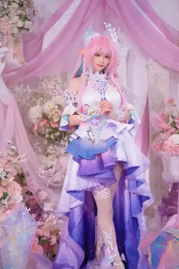 4k粉色壁纸 - 纱幔 - 美女 - 花嫁「哲风壁纸」