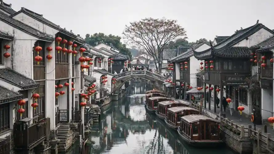 4k古镇壁纸 - 好看 - 树木 - 河道「哲风壁纸」 4k古镇壁纸 - 好看 - 树木 - 河道「哲风壁纸」