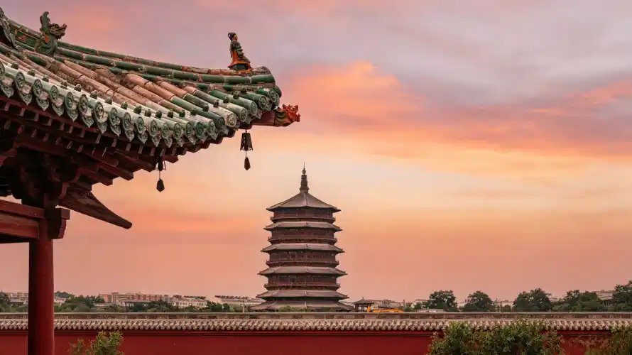 4k古塔壁纸 - 古风 - 天空 - 好看「哲风壁纸」