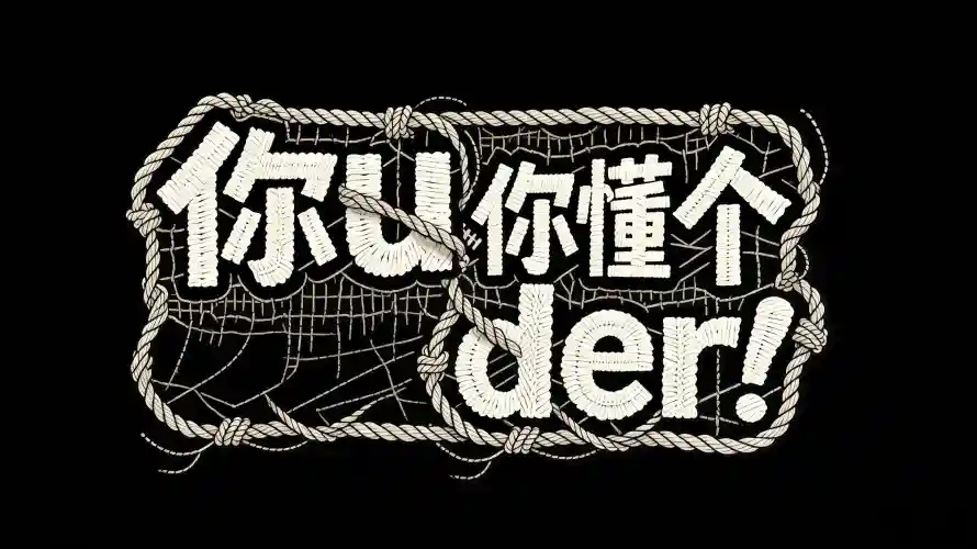 3k创意壁纸-文字设计与壁纸-编织字体壁纸分享「哲风壁纸」