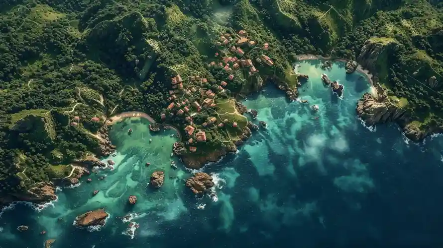 4k岩石壁纸 - 海景 - 海岸 - 岛屿「哲风壁纸」