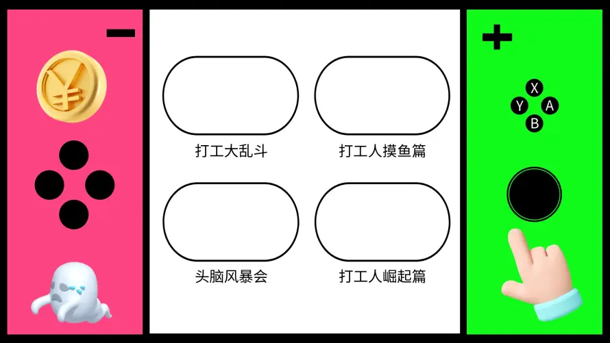 4k幽默壁纸 - 按键 - 掌机 - 搞怪「哲风壁纸」