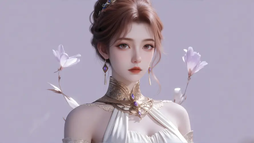 4k古风壁纸 - 橘子 - 盘发 - 红唇「哲风壁纸」 4k古风壁纸 - 橘子 - 盘发 - 红唇「哲风壁纸」