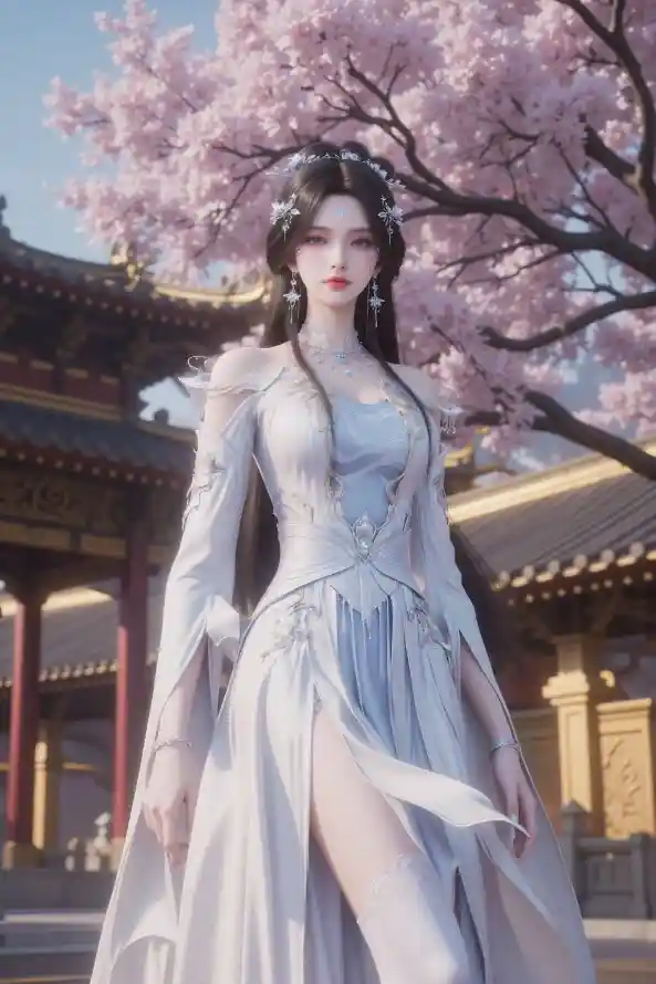 4k3D壁纸 - 仙侠 - 国风 - 樱花「哲风壁纸」