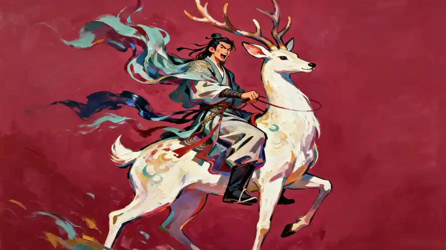 4k仙鹿壁纸 - 古风 - 国风 - 壁纸「哲风壁纸」 4k仙鹿壁纸 - 古风 - 国风 - 壁纸「哲风壁纸」