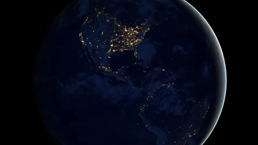 4k俯瞰壁纸 - 地球 - 夜景 - 太空「哲风壁纸」 4k俯瞰壁纸 - 地球 - 夜景 - 太空「哲风壁纸」