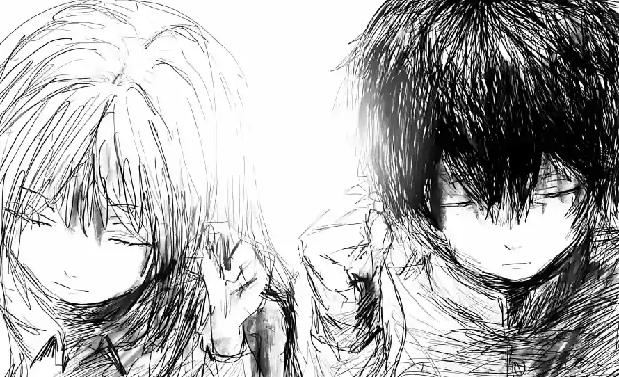 4k双人壁纸 - 少女 - 少年 - 线稿「哲风壁纸」 4k双人壁纸 - 少女 - 少年 - 线稿「哲风壁纸」