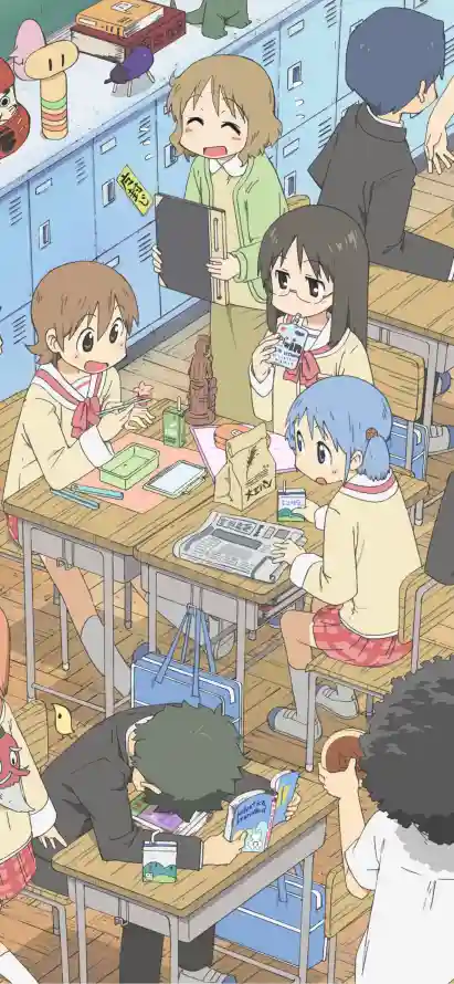 4k动画壁纸 - 卡通 - 女生 - 教室「哲风壁纸」