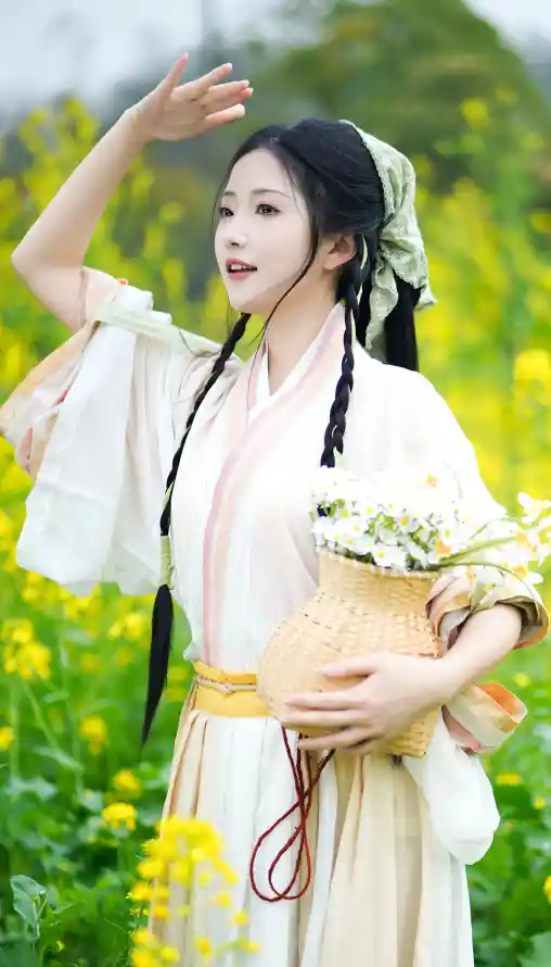 4k古装壁纸 - 古风 - 少女 - 户外「哲风壁纸」