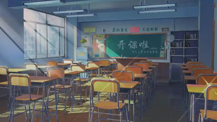 4k开学壁纸-空教室 - 开课-场景壁纸壁纸推荐「哲风壁纸」